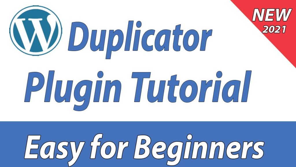 Duplicator plugin tutorial