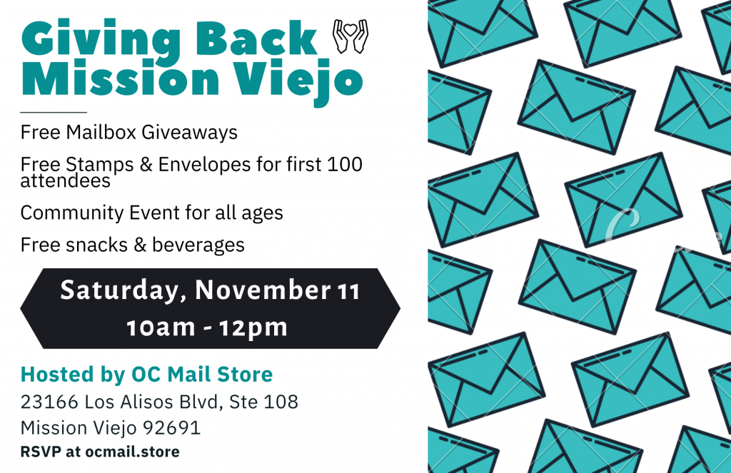 Giving Back Mission Viejo Nov. 11, 2023